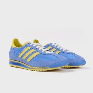 JH6701 Sporty & Rich adidas Originals SL 72 RS Blue Yellow (Women's)